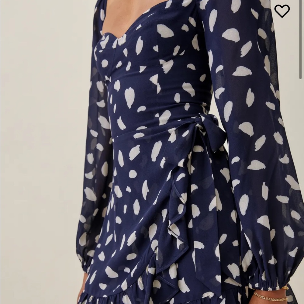 Reformation Cammi Dress Splatter